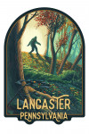 Lancaster, Pennsylvania - Wanderer - Bigfoot in Forest - Contour