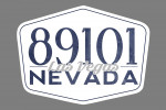 Las Vegas, Nevada - 89101 Zip Code (Blue) - Contour