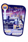Las Vegas, Nevada - Retro Skyline Chromatic Series - Contour