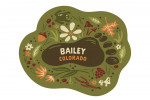 Bailey, Colorado - Boho Colorblock - Bigfoot Tracks - Contour