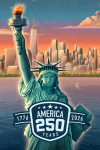 USA 250th Anniversary - Oil Painting - Statue of Liberty at Dusk
