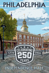 Philadelphia, Pennsylvania - Painterly - Independence Hall - USA 250th Anniversary