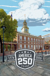 USA 250th Anniversary - Painterly - Independence Hall