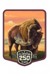 USA 250th Anniversary - Lithograph Wildlife Series - Bison - Contour