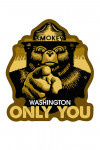 Washington - Smokey Bear - Only You - Halftone - Yellow - Contour