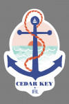 Cedar Key, Florida - Dockside Series - Anchor - Contour