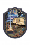 Ohio - Painterly - Retro Camper & Lake - Contour