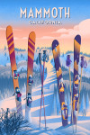 Mammoth, California - Prepare for Takeoff - Skis in Snowbank