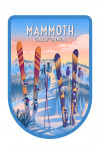 Mammoth, California - Prepare for Takeoff - Skis in Snowbank - Contour