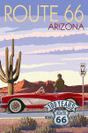 Arizona - Painterly - Route 66 Centennial - Classic Car