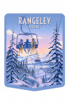 Rangeley, Maine - Ski / Snow / Winter Series - Chill on the Uphill - Ski Lift - Contour