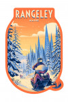 Rangeley, Maine - Ski/Snow/Winter Series - Born to Braaap! - Snowmobile - Contour