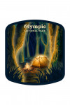 Olympic National Park- Hoh Rainforest Camping at Night - Lithograph - Contour