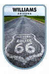 Williams, Arizona - Photography - Route 66 Marker - Contour