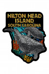 Hilton Head Island, South Carolina - Mosaic - Dolphin - Contour