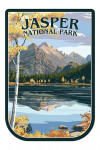 Jasper National Park, Canada - Longs Peak & Bear Lake Fall - Contour