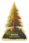 Boone, North Carolina - Storybook - Evergreen - Contour