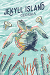 Jekyll Island, Georgia - Graphic Pastel - Sea Turtle
