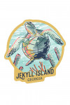 Jekyll Island, Georgia - Graphic Pastel - Sea Turtle - Contour