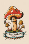 Whidbey Island, Washington - American Traditional - Mushrooms