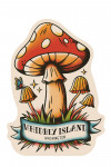 Whidbey Island, Washington - American Traditional - Mushrooms - Contour