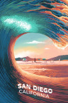 San Diego, California - Coastal Series - Epic Wave