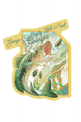 George T. Bagby State Park, Georgia - Fish All Day - Bass - Contour
