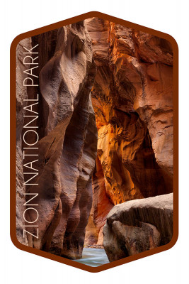 Zion National Park, Utah - Photography - Slot Canyon - Contour