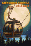 Glenwood Springs, Colorado - Gondola & Full Moon