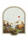 Vintage Linework - Camping - Contour
