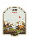 Cody, Wyoming - Vintage Linework - Camping - Contour