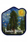 Twain Harte, California - Starry Night - National Park Series - Contour