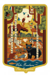 White Mountains, New Hampshire - Geometric - Forest Animals - Contour