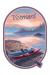 Vermont - Glassy Sunrise - Kayak - Contour