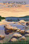 Vergennes, Vermont - Lake Sunrise Scene