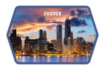 Chicago, Illinois - Photography - Skyline at Sunset - Contour