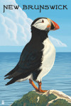 New Brunswick - Puffin on Rock