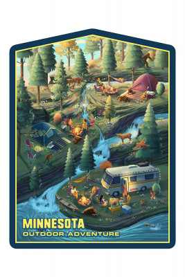 Minnesota - Outdoor Adventure - Camping Enjoyment - Contour