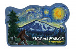 Pigeon Forge, Tennessee - Starry Night - Bigfoot - Contour