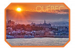 Quebec, Canada - Photography - Sunset over City - Contour