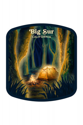 Big Sur, California - Mushroom Cluster - Contour