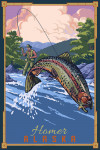 Homer, Alaska - Painterly - Fly Fishing