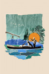 Retro Collage - Canoe