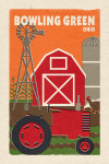 Bowling Green, Ohio - Woodblock - Country