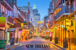 New Orleans, Louisiana - Photography - Bourbon Street at Night