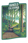 Arnold, California - Walk in the Woods - Day Hike - Contour