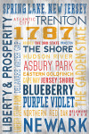 Spring Lake, New Jersey - Rustic Typography