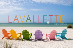 Lavallette, New Jersey - Photography - Colorful Beach Chairs