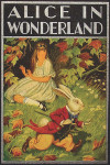 Vintage Book Cover - Alice in Wonderland
