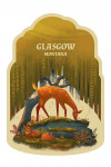 Glasgow, Montana - Storybook - Whitetail Deer - Contour